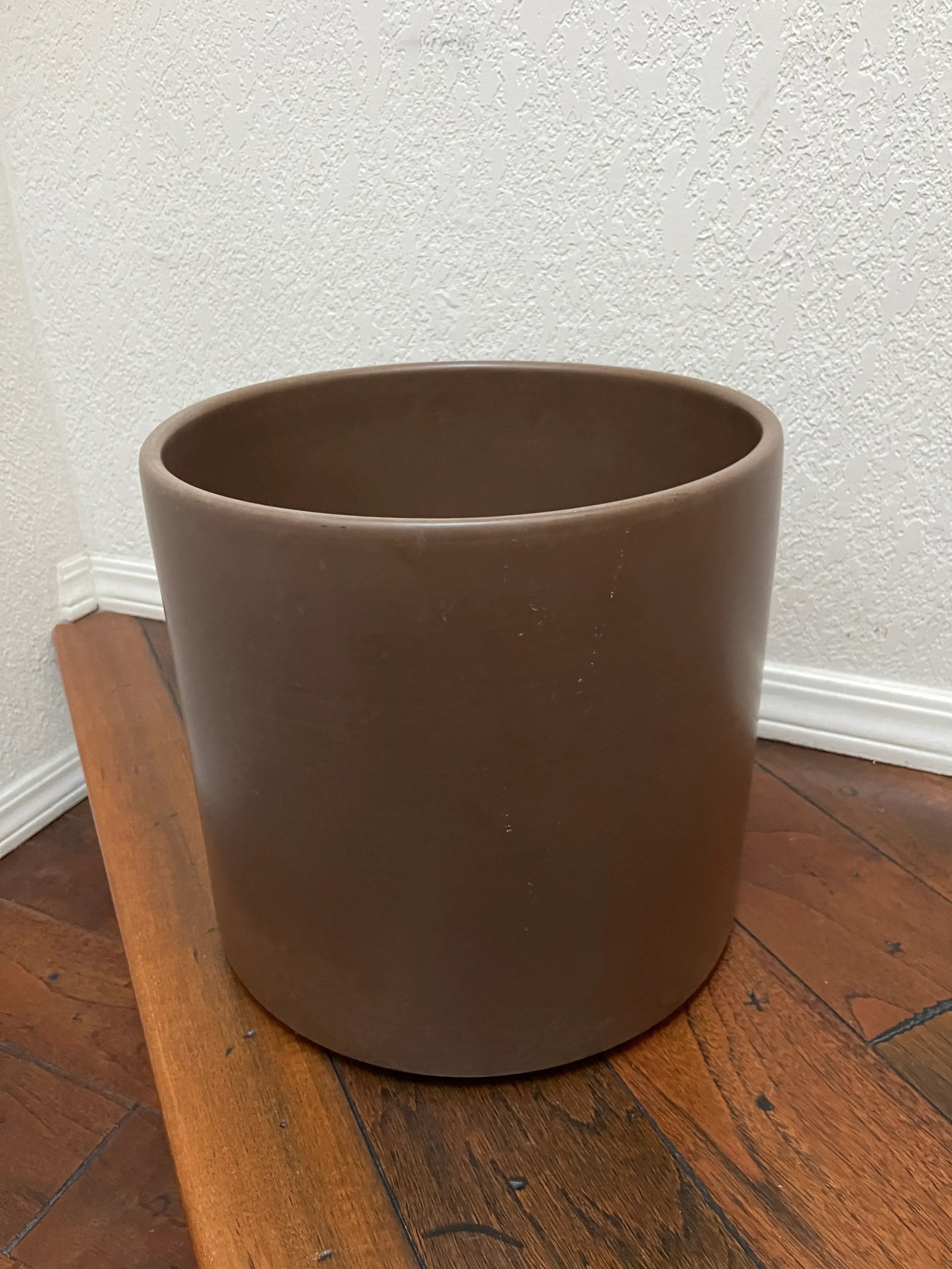 1960s Architectural Gainey Planter Ac-12 Taupe/Brown - 8