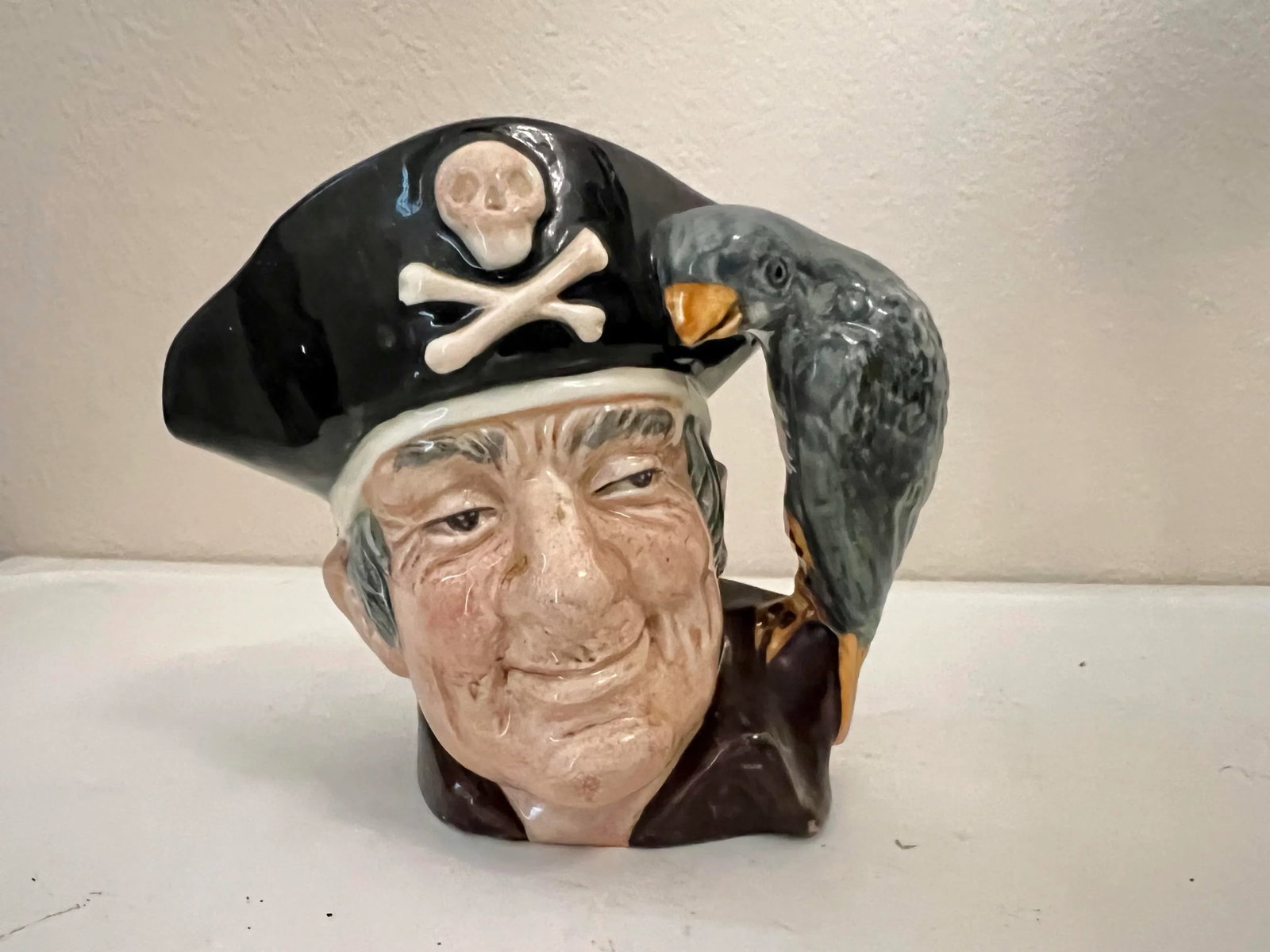 1951 Long John Silver Royal Doulton Character Pirate Jug Figure - 4