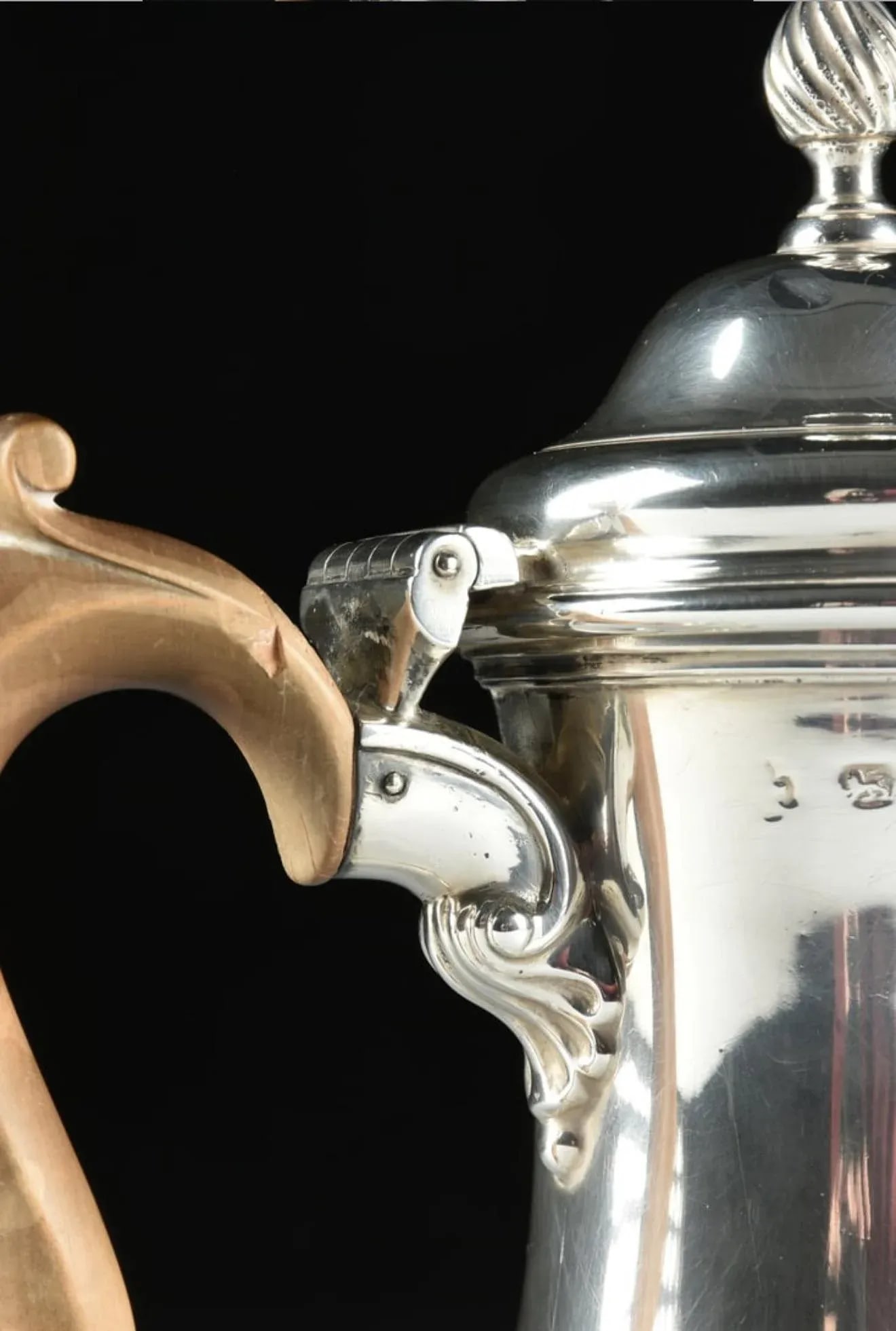 1763 Georgian English Sterling Coffee Pot - 10