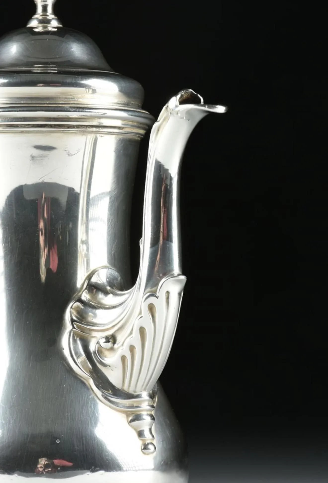 1763 Georgian English Sterling Coffee Pot - 12