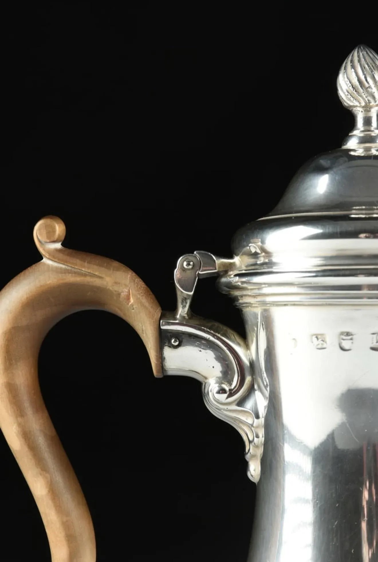 1763 Georgian English Sterling Coffee Pot - 6