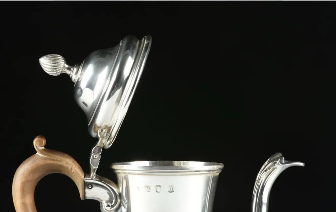 1763 Georgian English Sterling Coffee Pot - 7