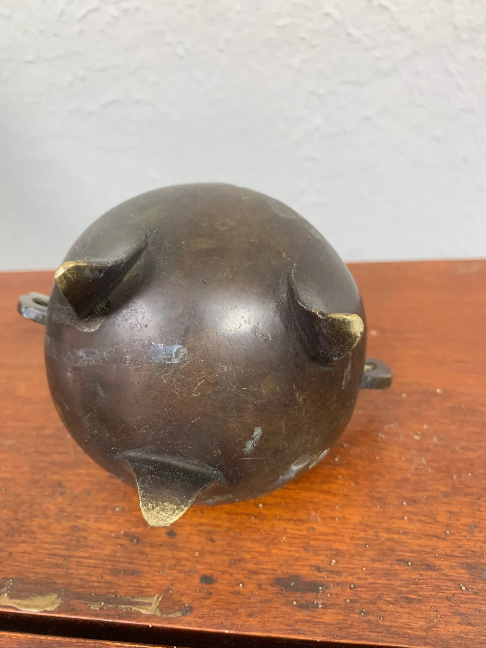 Antique Chinese Bronze Cloisonne Enamel Incense Burner - 5