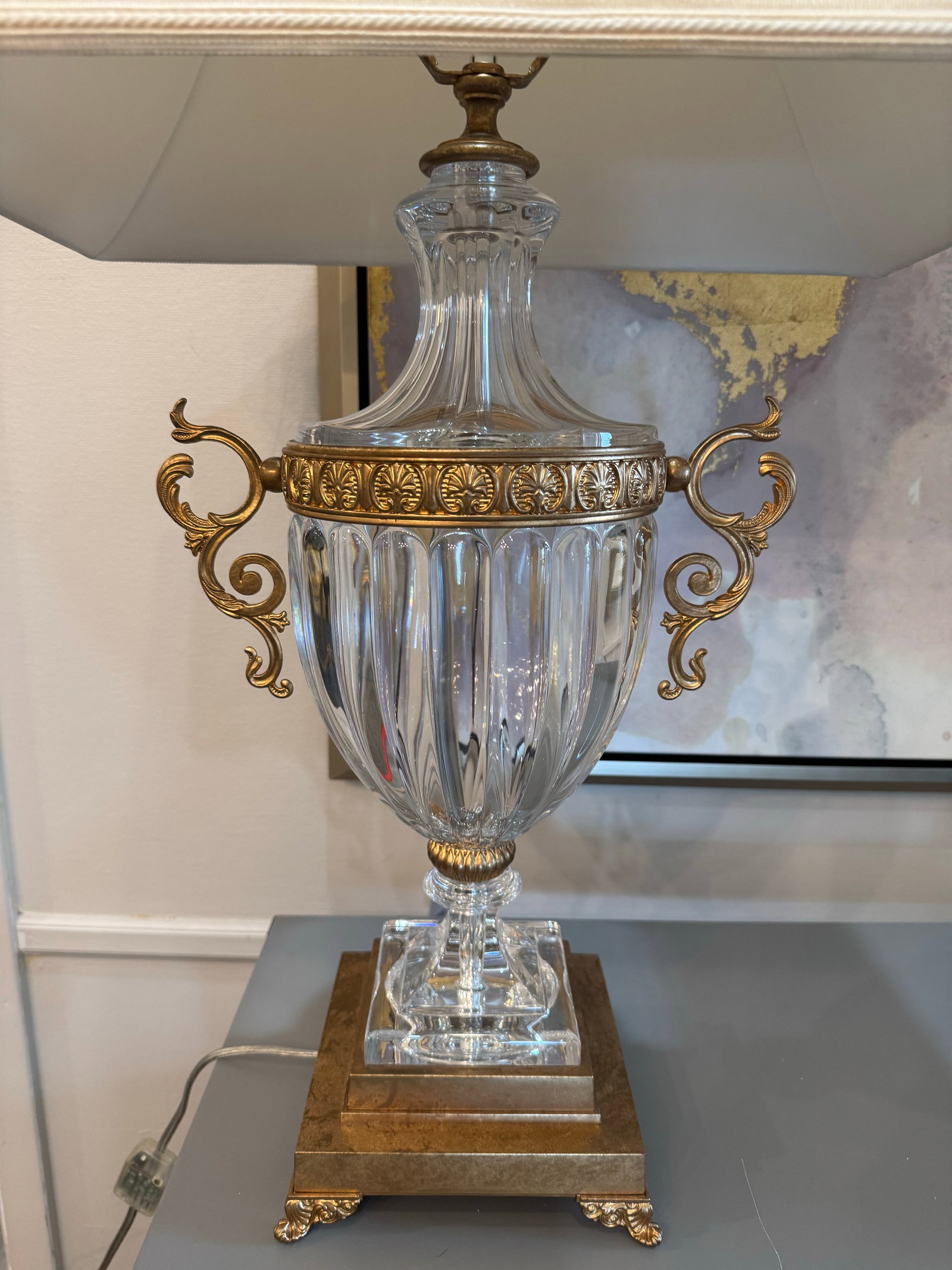 Schonbek Dynasty French Crystal Table Lamp - 3