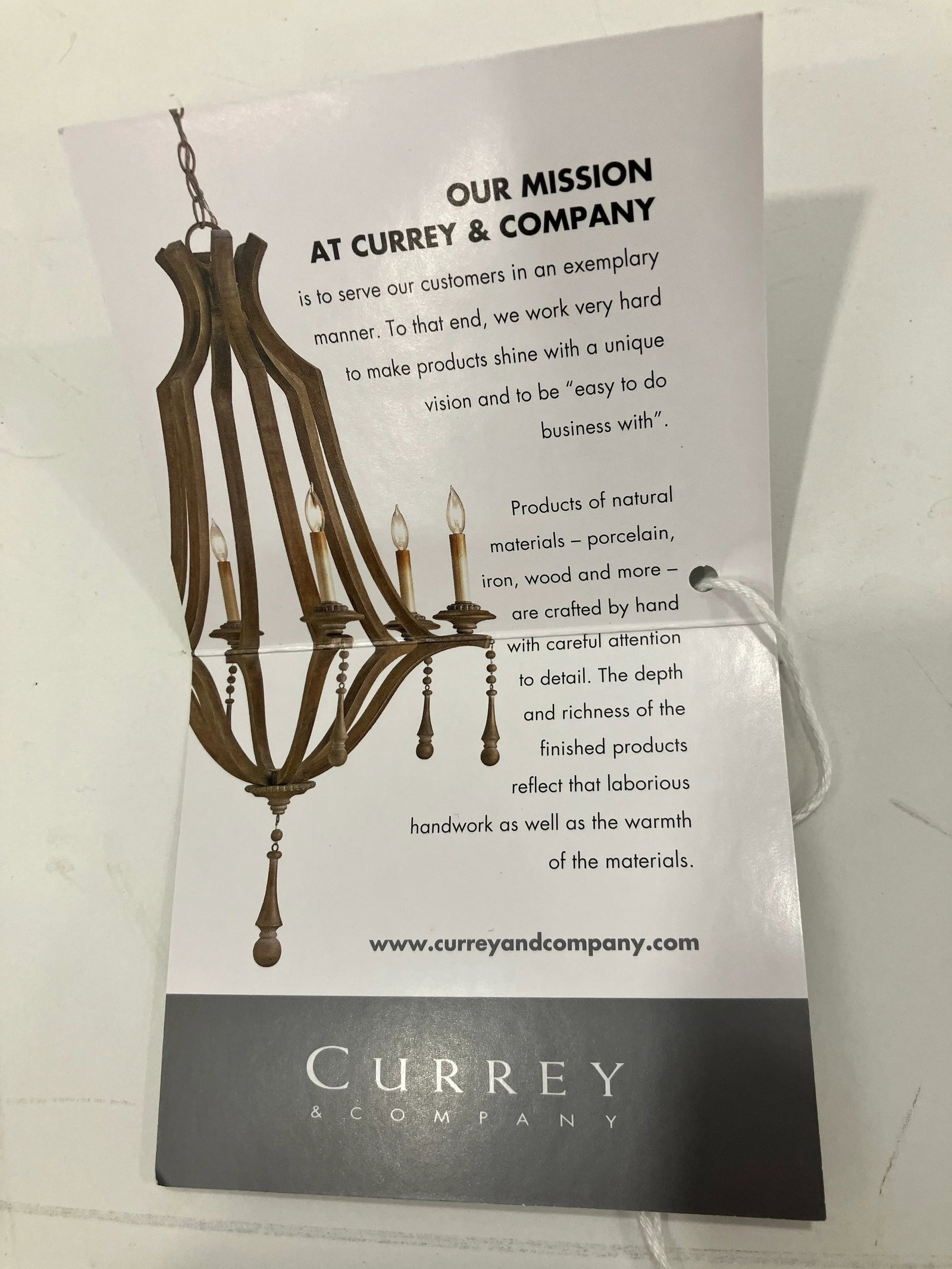 Currey & Company Iron Light Fixture - 5