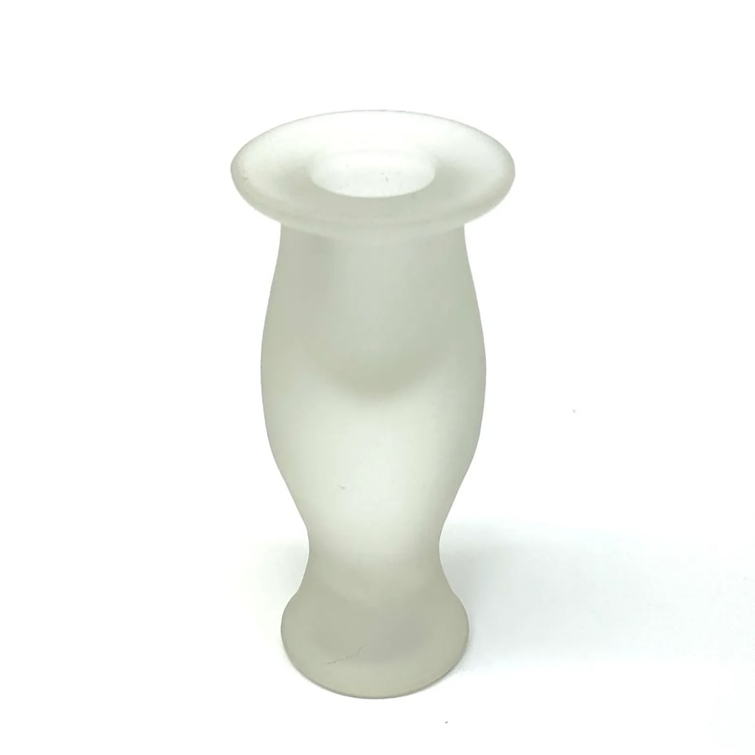 Vintage Eclectic Frosted Glass Candle Holder Curation - Group of 5 - 8