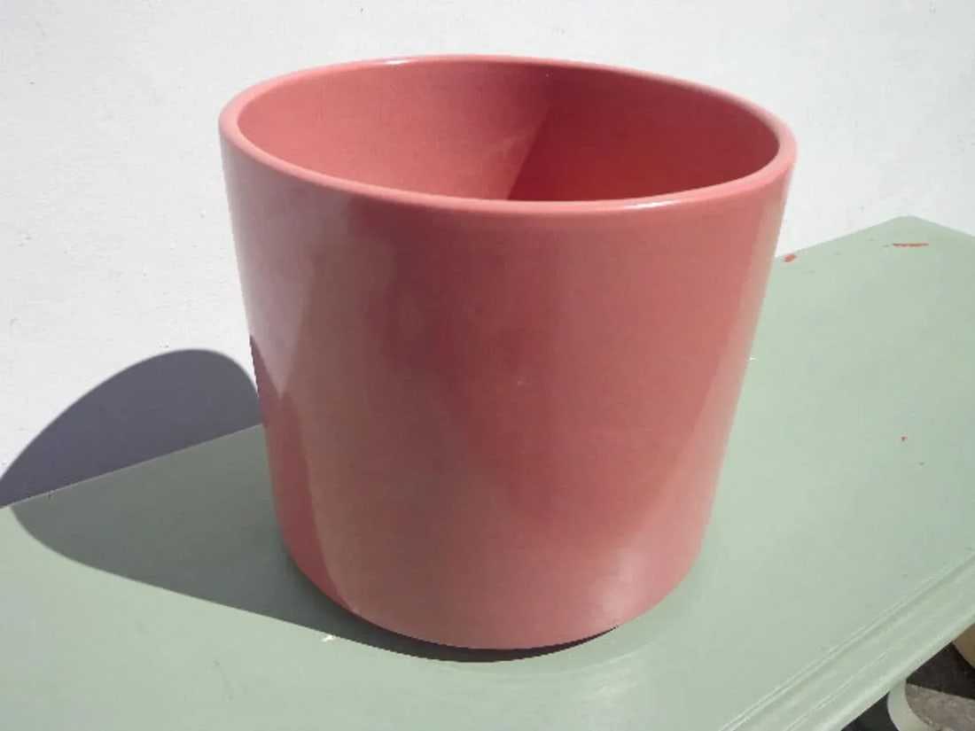Mid Century Gainey Style Ceramic Vase Planter - 2