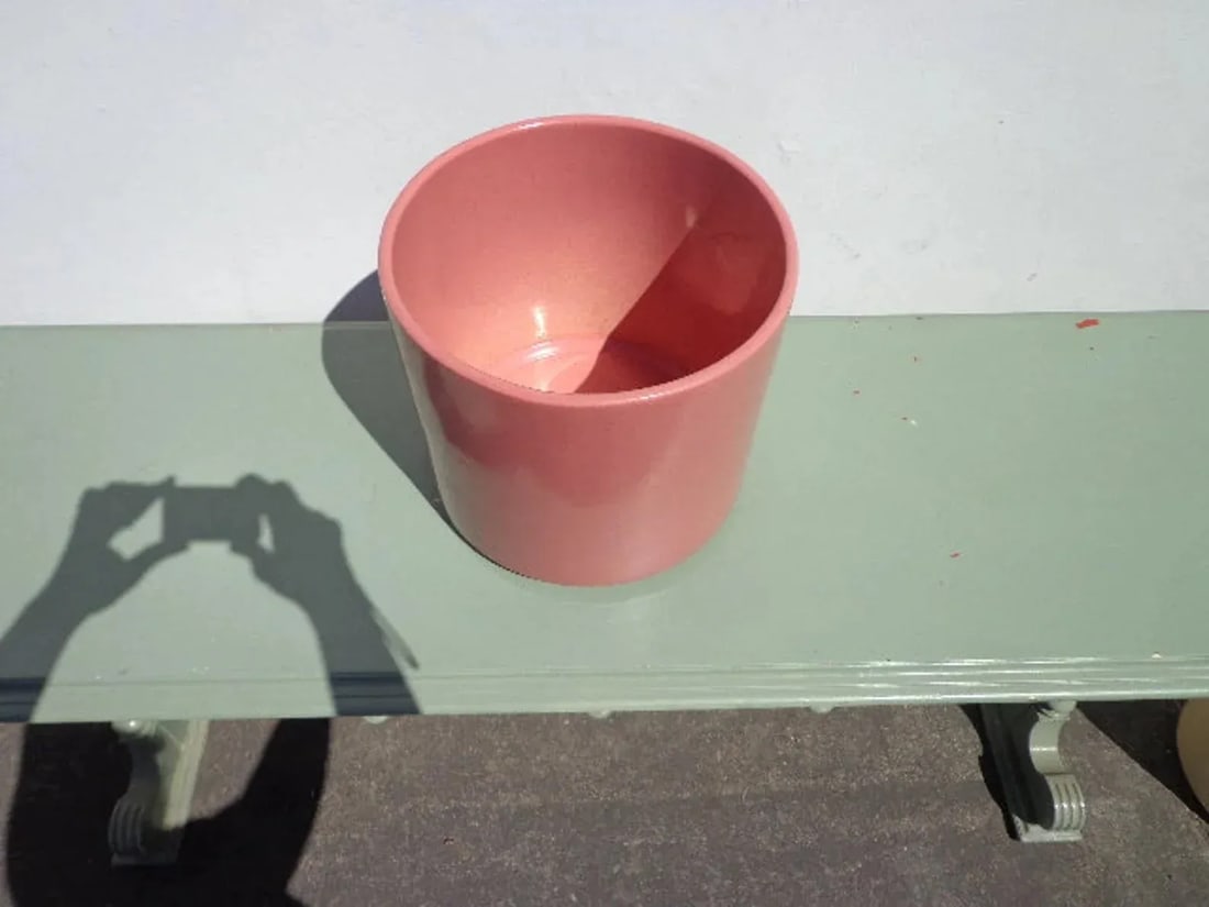 Mid Century Gainey Style Ceramic Vase Planter - 3