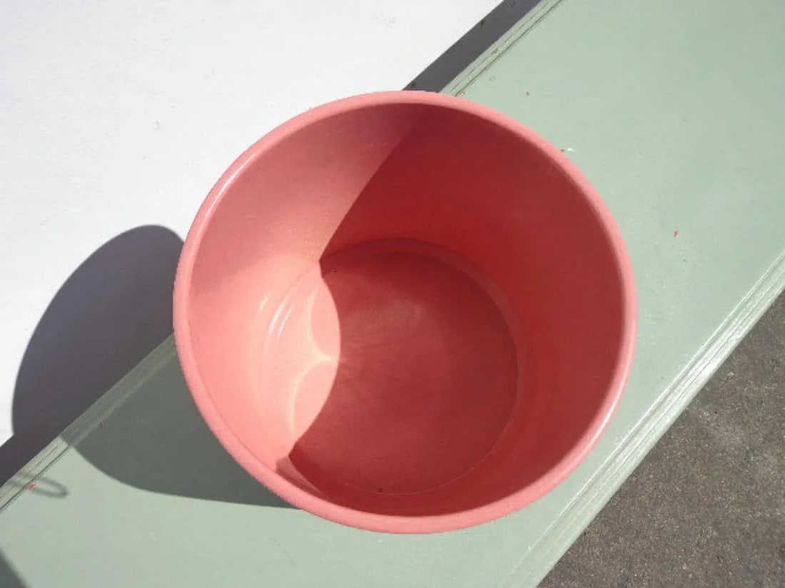 Mid Century Gainey Style Ceramic Vase Planter - 7