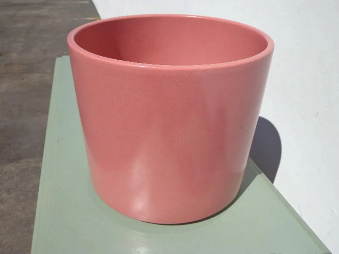 Mid Century Gainey Style Ceramic Vase Planter - 8