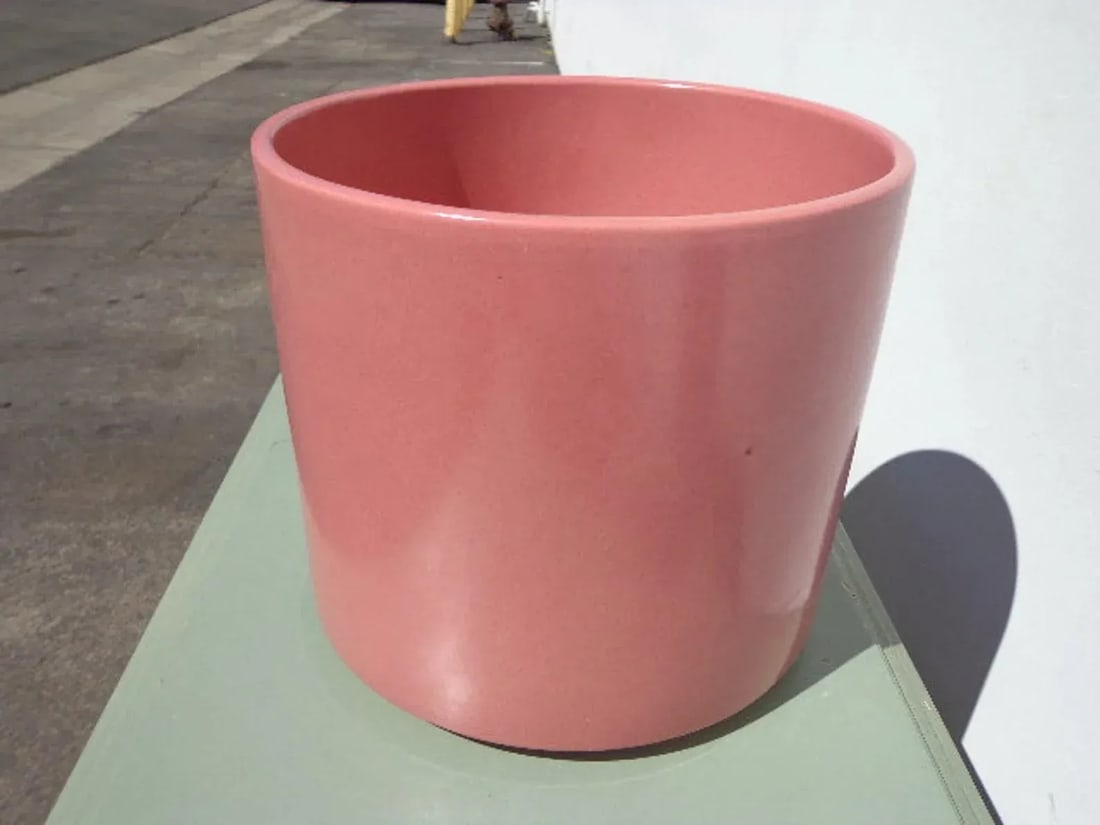 Mid Century Gainey Style Ceramic Vase Planter - 9