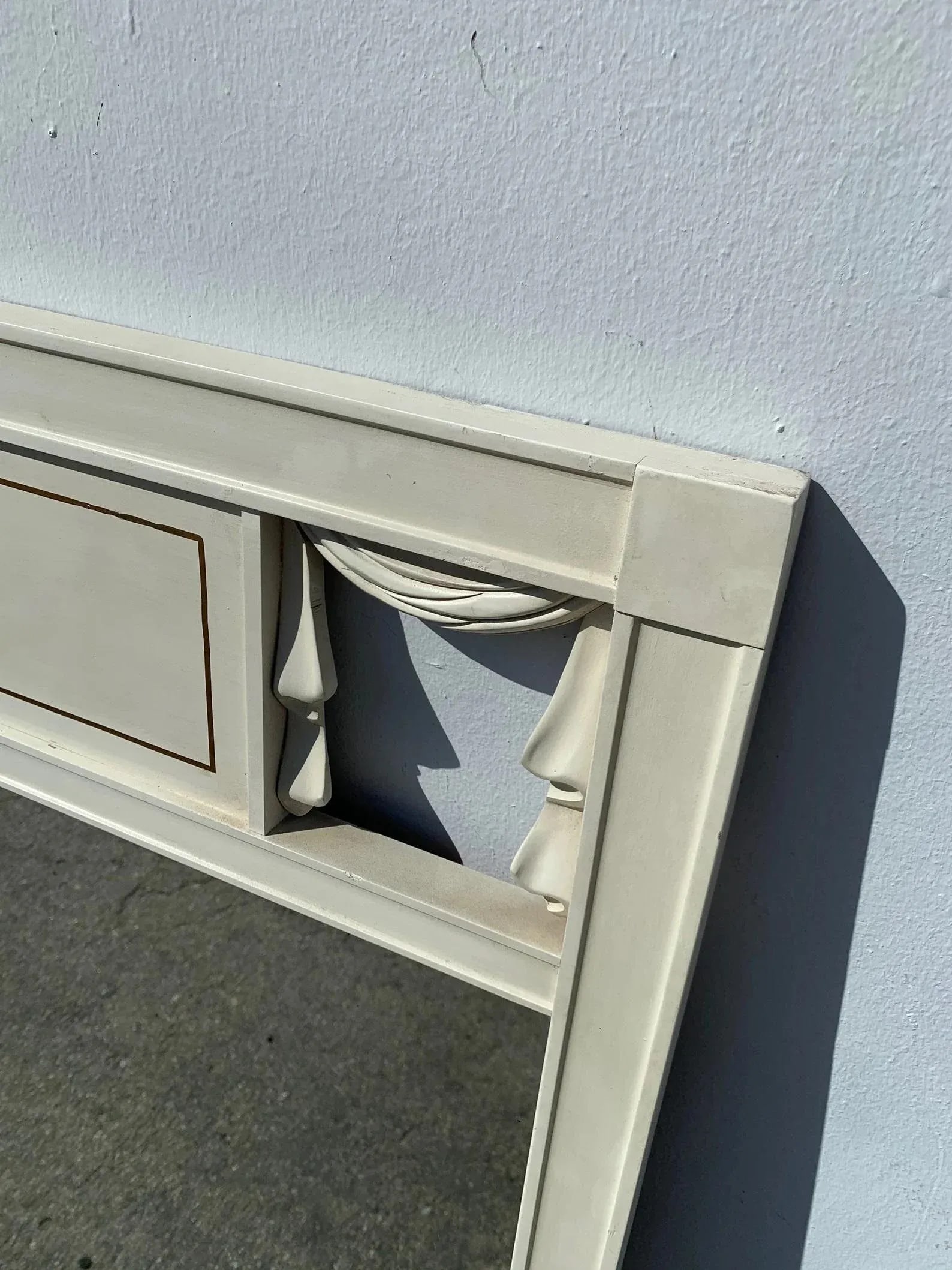 Vintage Mirror Hollywood Regency - 5