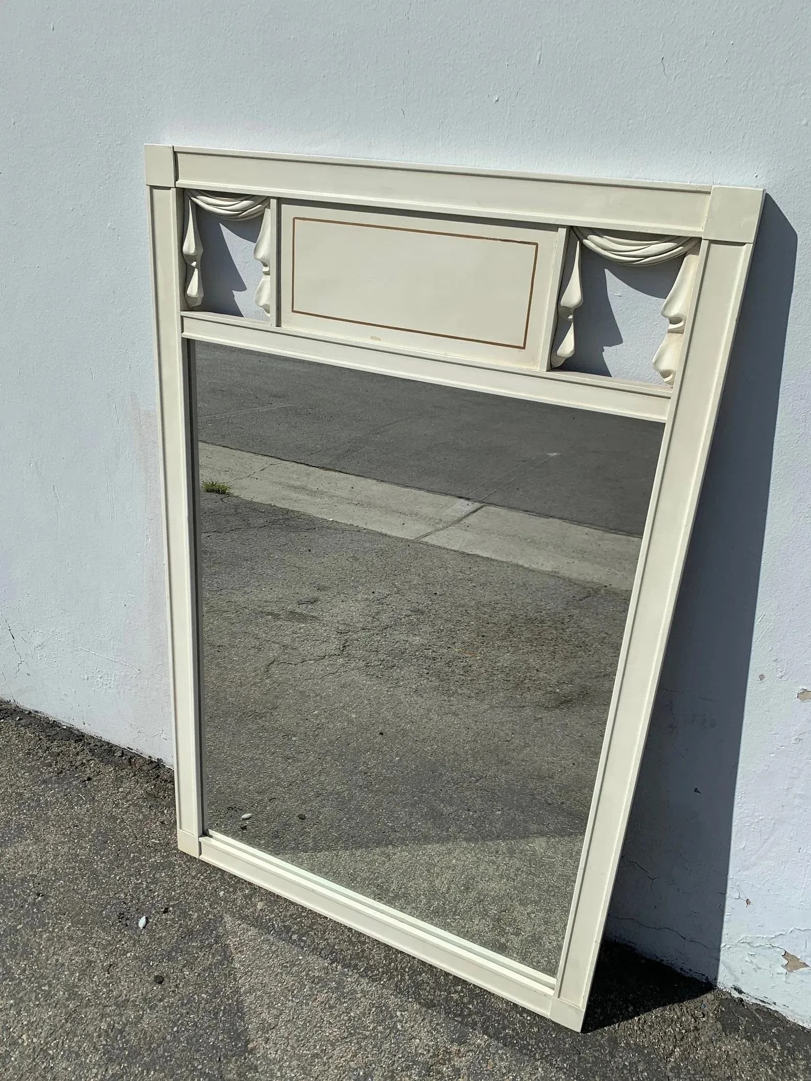 Vintage Mirror Hollywood Regency - 8