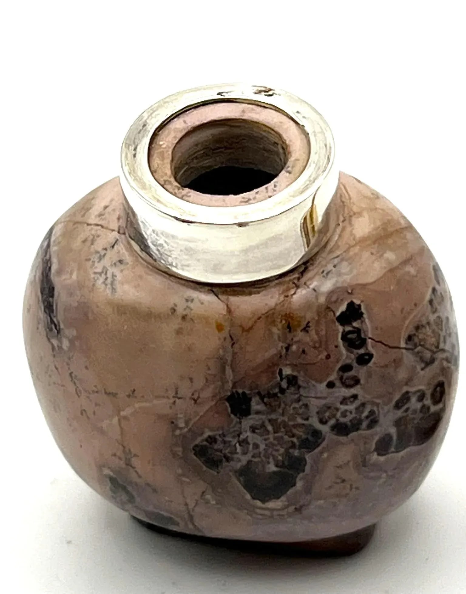 Vintage Dendritic Jasper Snuff Bottle - 11