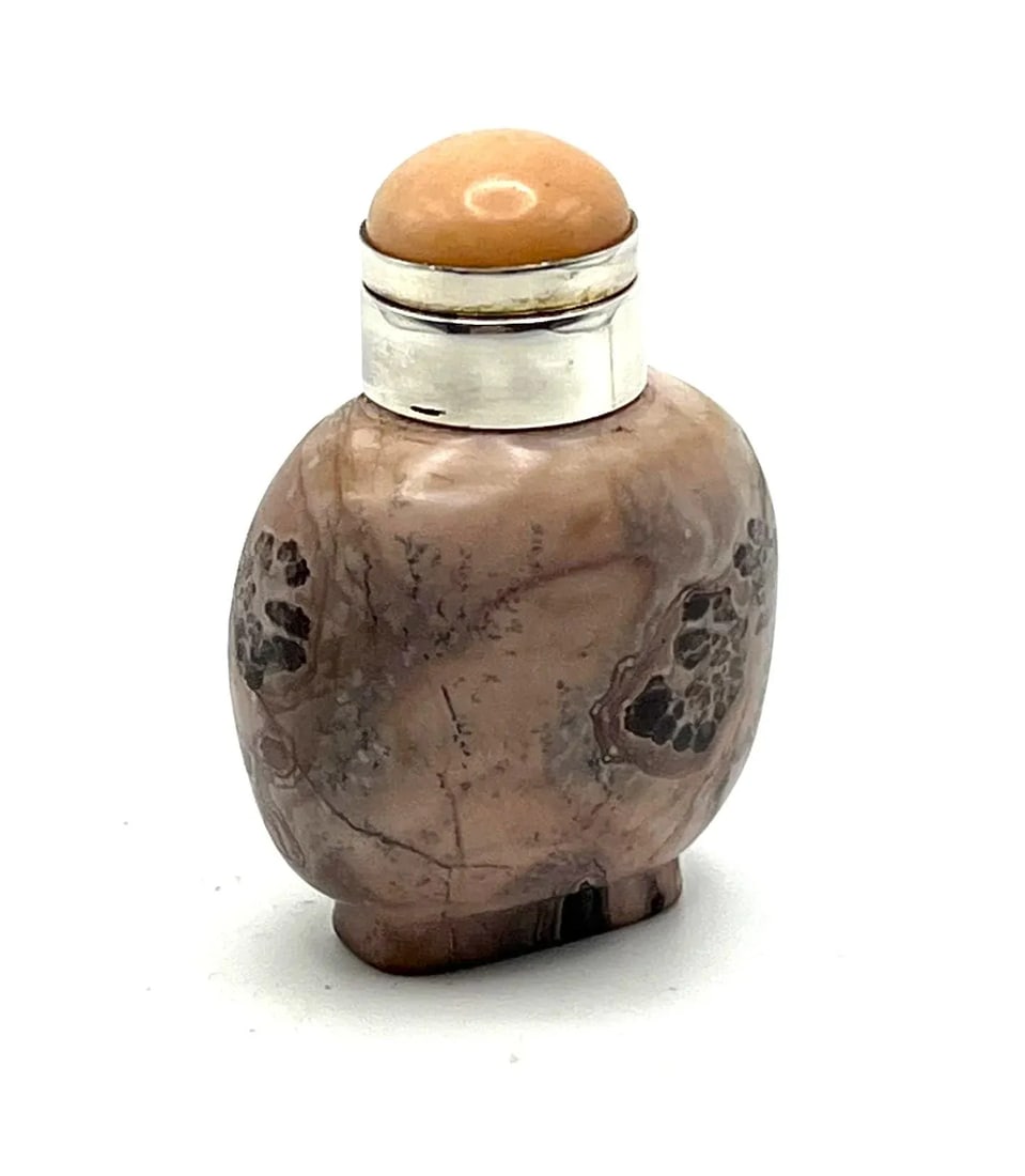 Vintage Dendritic Jasper Snuff Bottle - 2