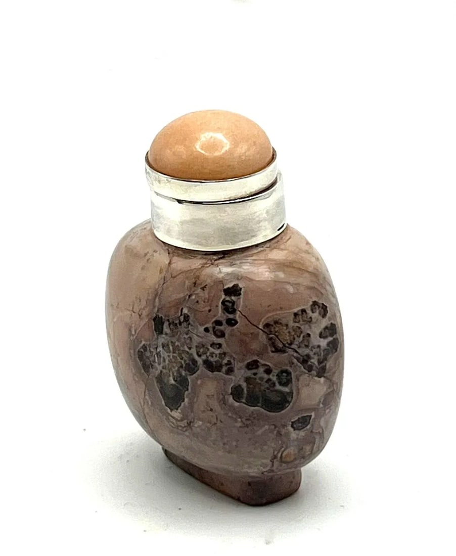 Vintage Dendritic Jasper Snuff Bottle - 3