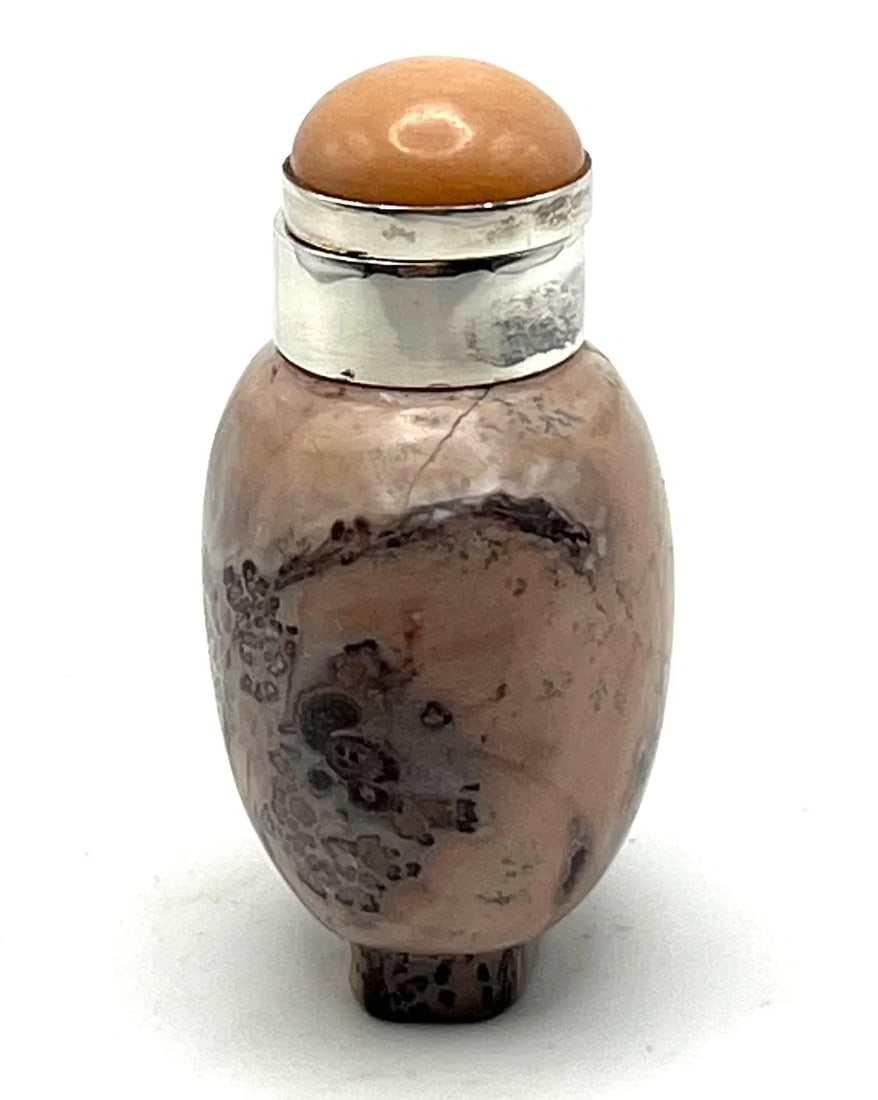 Vintage Dendritic Jasper Snuff Bottle - 6
