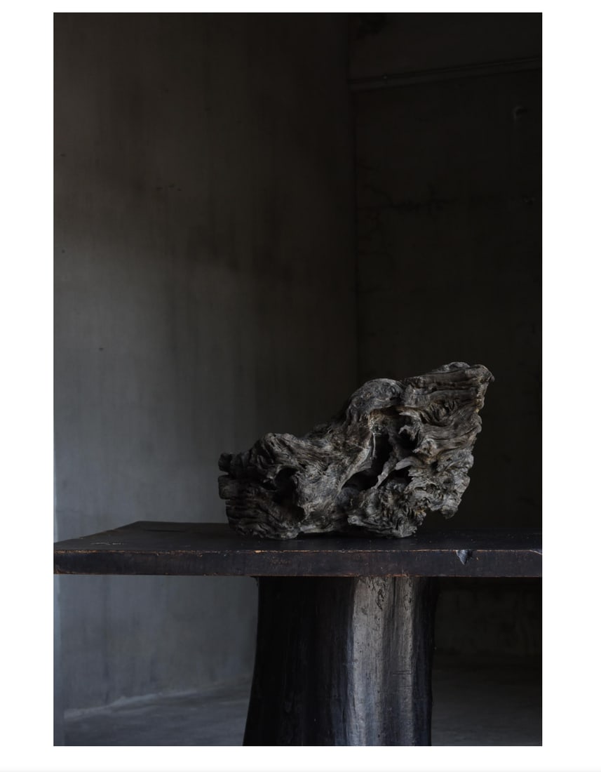 Antique Large Japanese Old Organic Wood Decorative Root Sculpture Object Display Art Natural Wabi Sa - 3