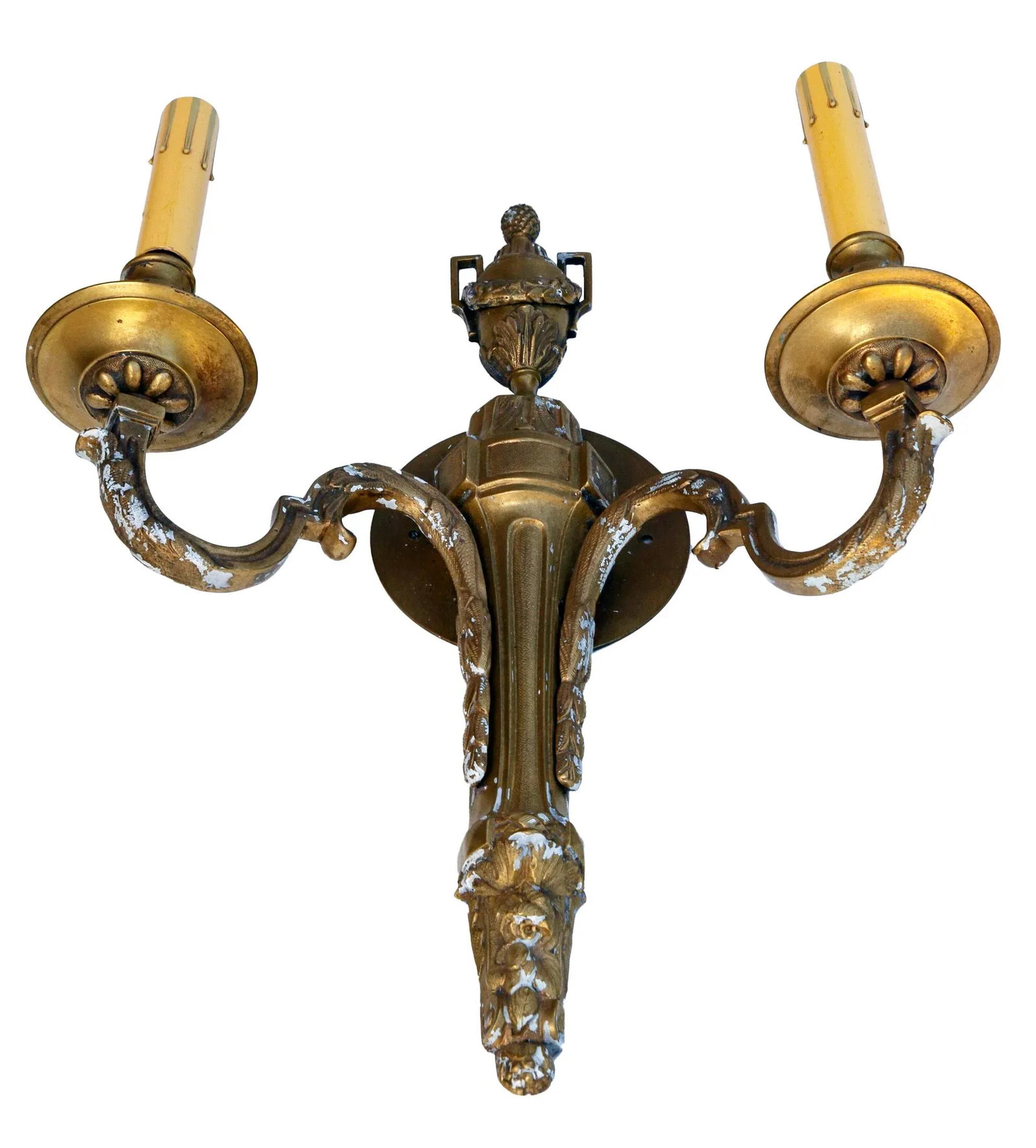 1920s French Art Deco Bronze Wall Sconce - 5