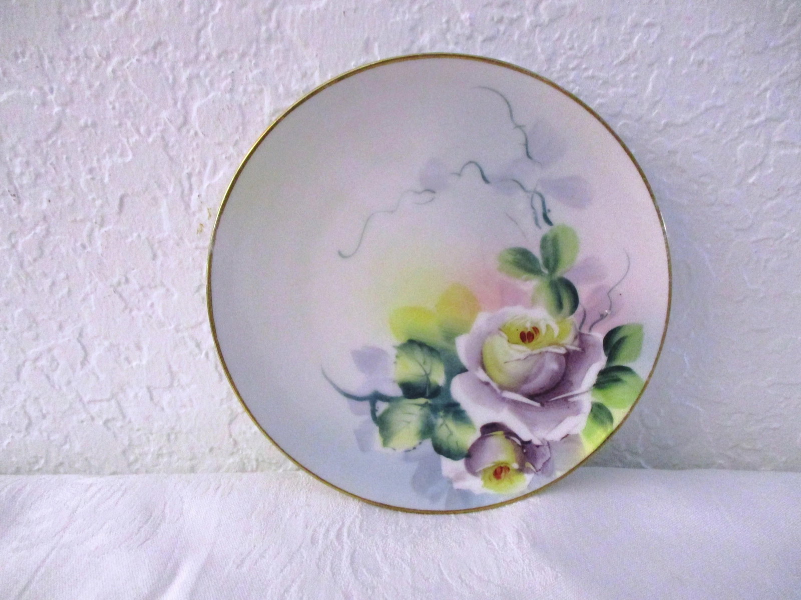 1950s Meito Japanese Hand-Painted Plates - Set of 5 - 2