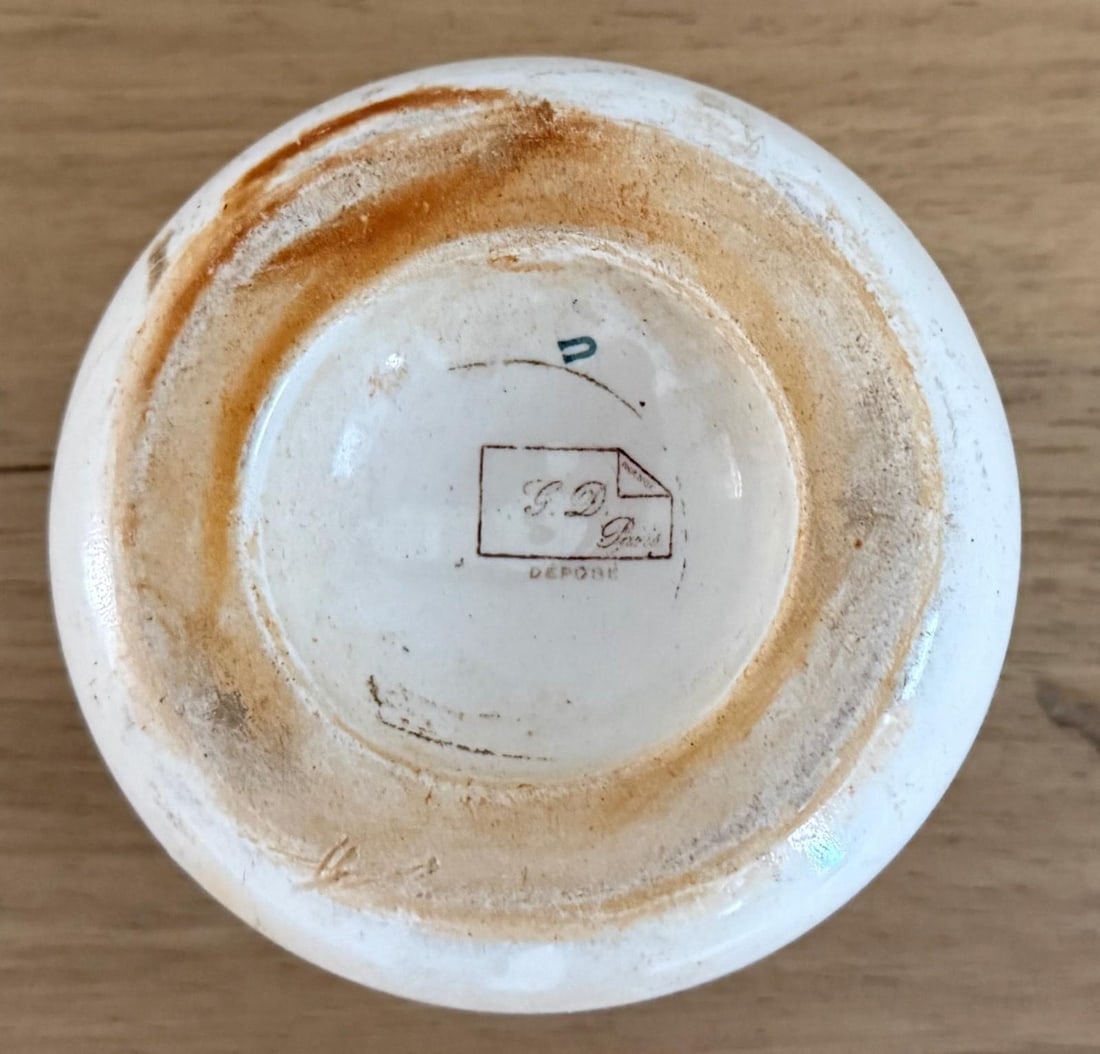 1892 Antique Ceramic Calendar Paperweight W. W. Wattles & Sons Pittsburgh g.d. Paris Depose - 6