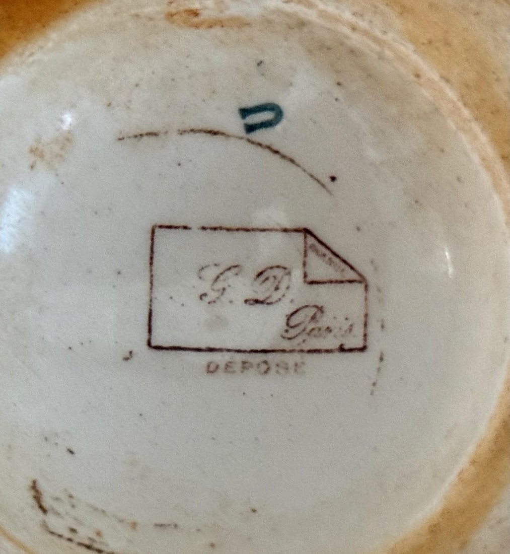 1892 Antique Ceramic Calendar Paperweight W. W. Wattles & Sons Pittsburgh g.d. Paris Depose - 7