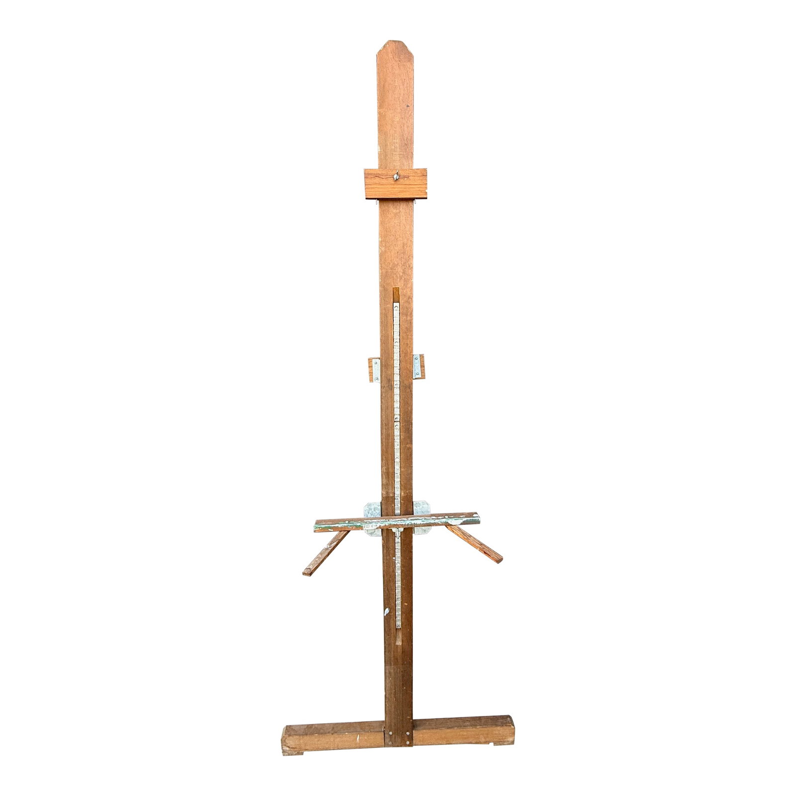 Vintage Mid Century Wooden Studio Artist Easel With Adjustable Canvas Support (1 of 6)