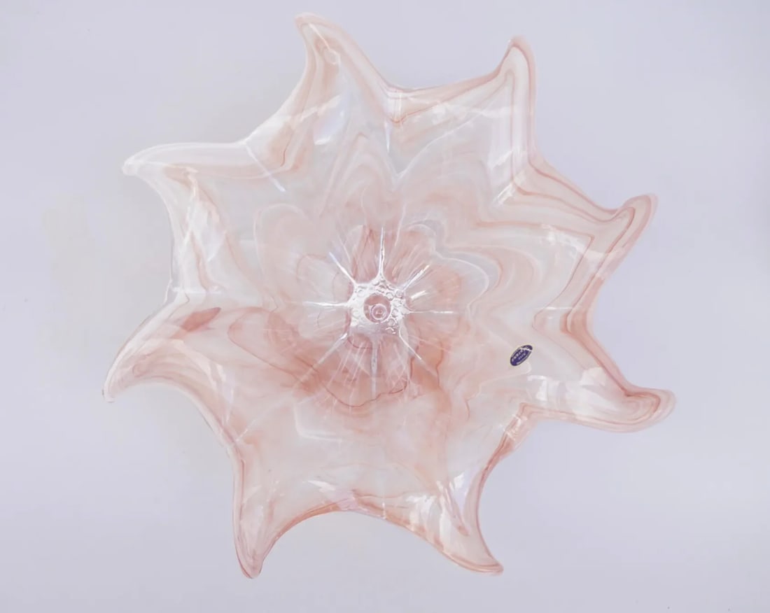 1960s Murano Glass Centerpiece Bowl - 11