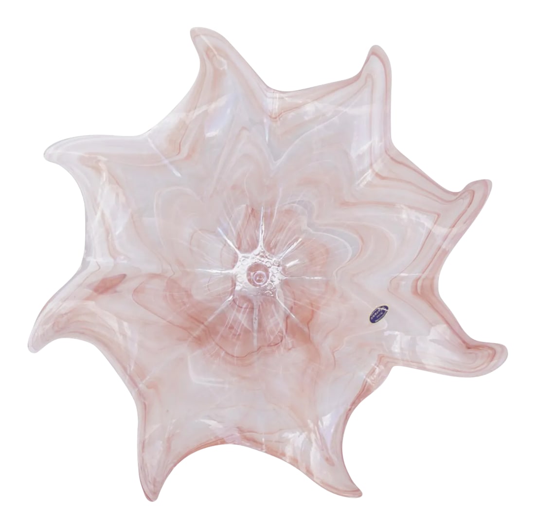 1960s Murano Glass Centerpiece Bowl (1 of 12)