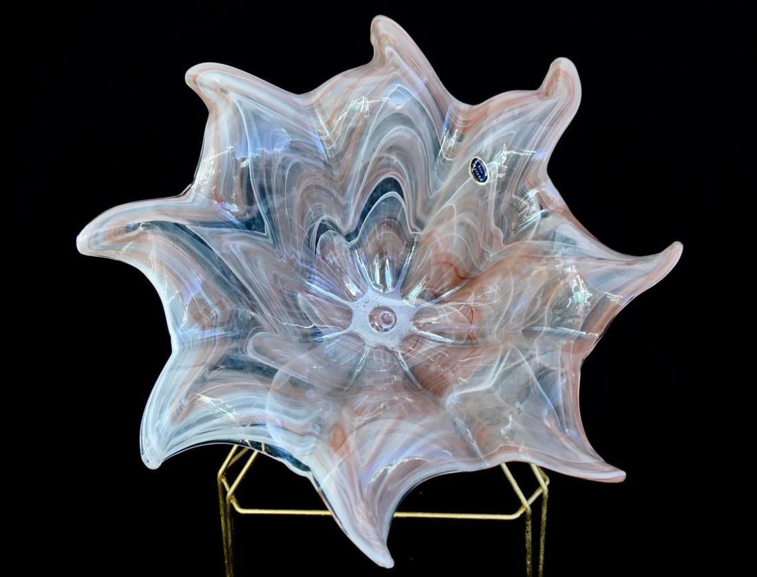 1960s Murano Glass Centerpiece Bowl - 6