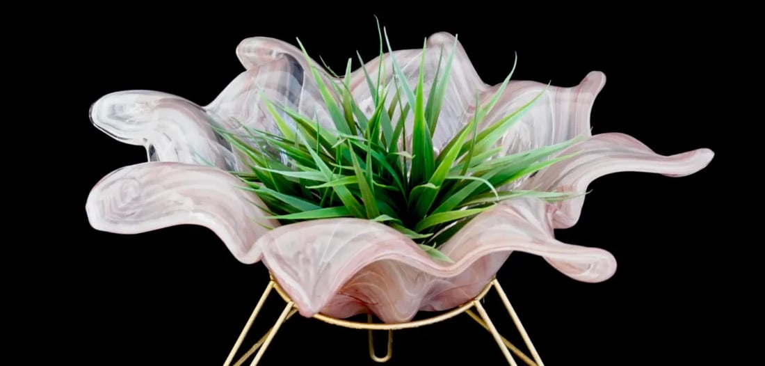 1960s Murano Glass Centerpiece Bowl - 8