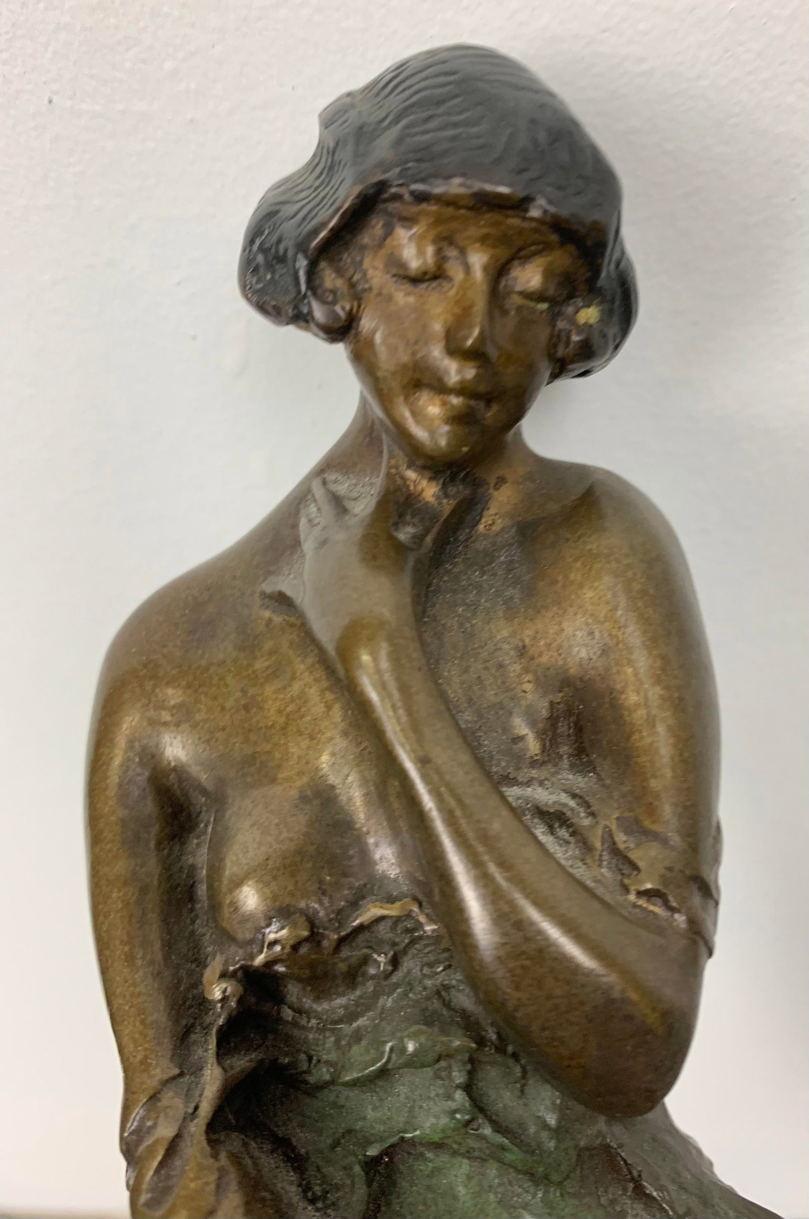 Art Deco French Bronze Statue - 4