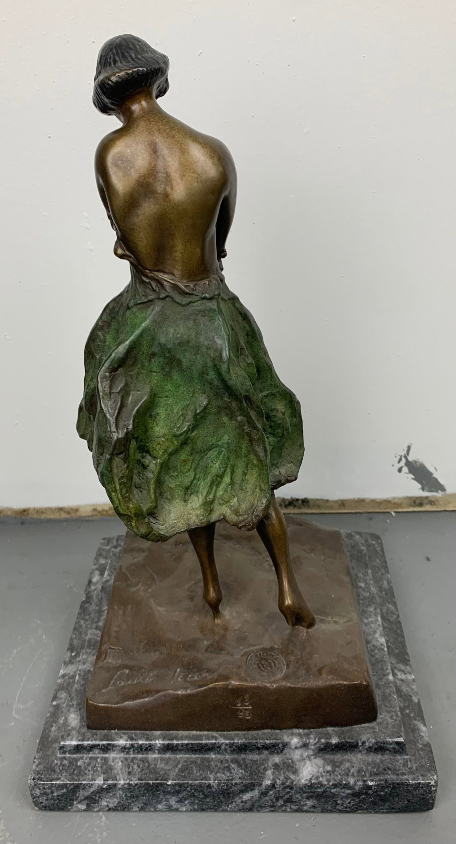 Art Deco French Bronze Statue - 5
