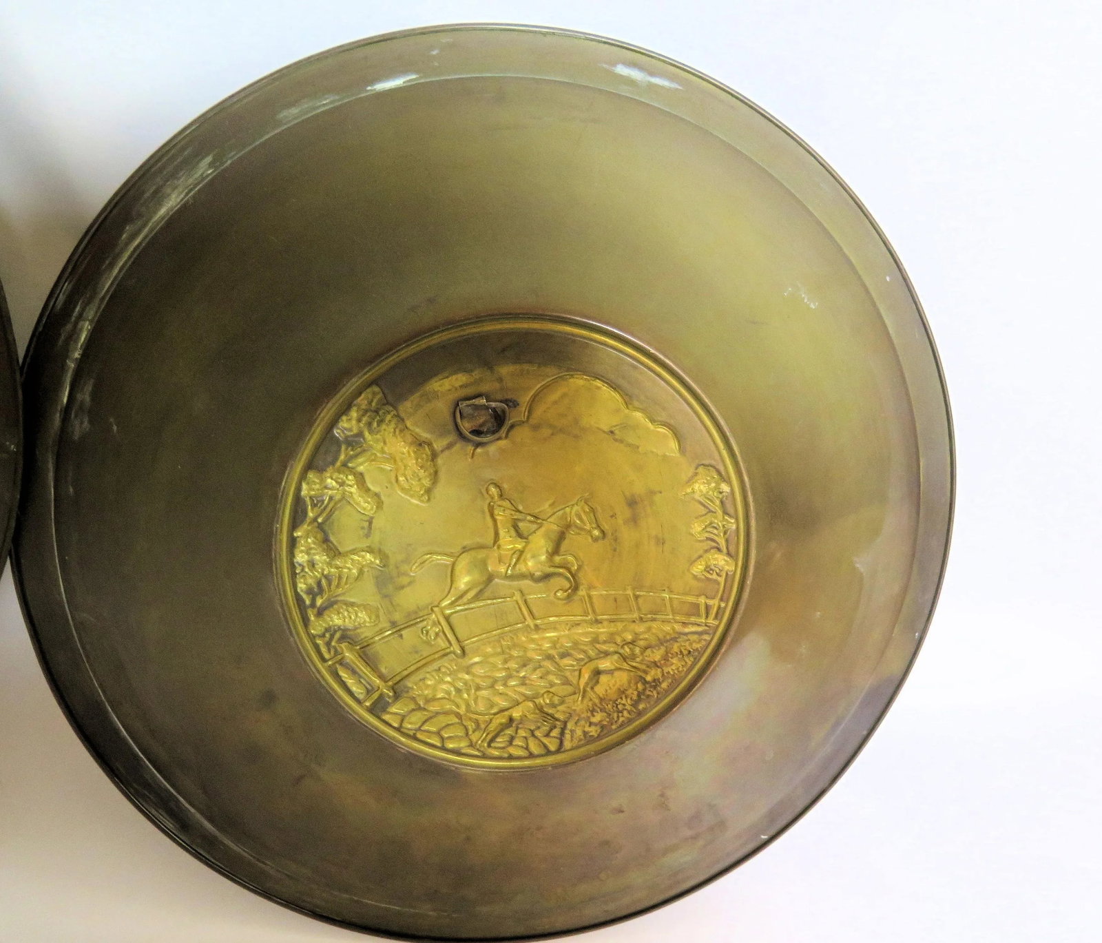 Vintage London England Brass Souvenir Plates - Set of 2 - 2