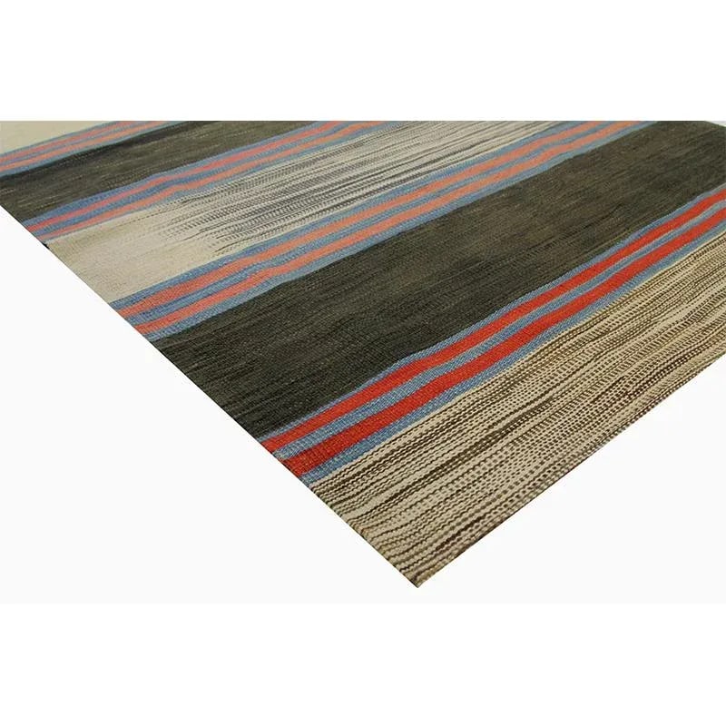 Handwoven Scandinavian Style Persian Kilim Rug 3'4"*6'10" - 6