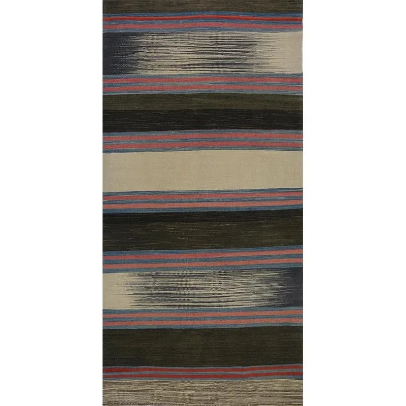 Handwoven Scandinavian Style Persian Kilim Rug 3'4"*6'10" - 8