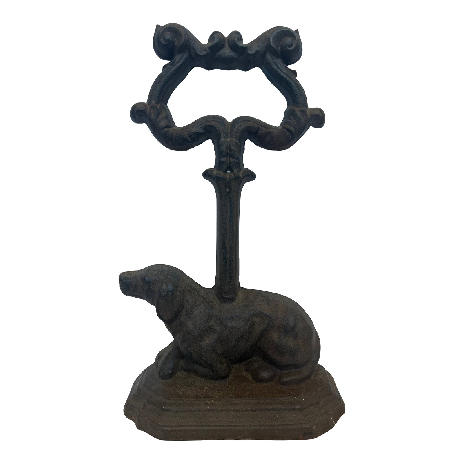Victorian Cast Iron Lab Door Stop (1 of 9)