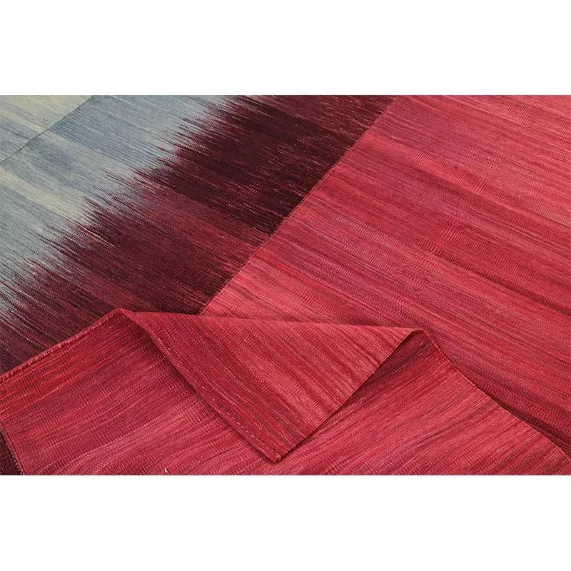 Handwoven Flatweave Scandinavian Style Persian Kilim Rug 8'2" X 10'2" - 3