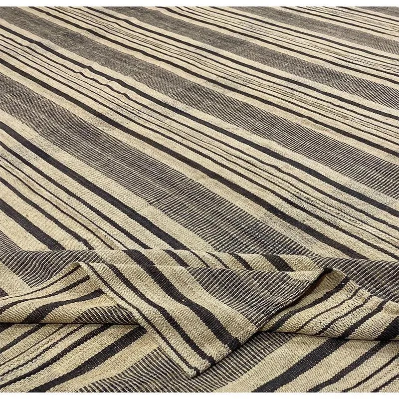1960s Beige/Brown Persian Kilim Area Rug 13'0" X 13'2" - 3