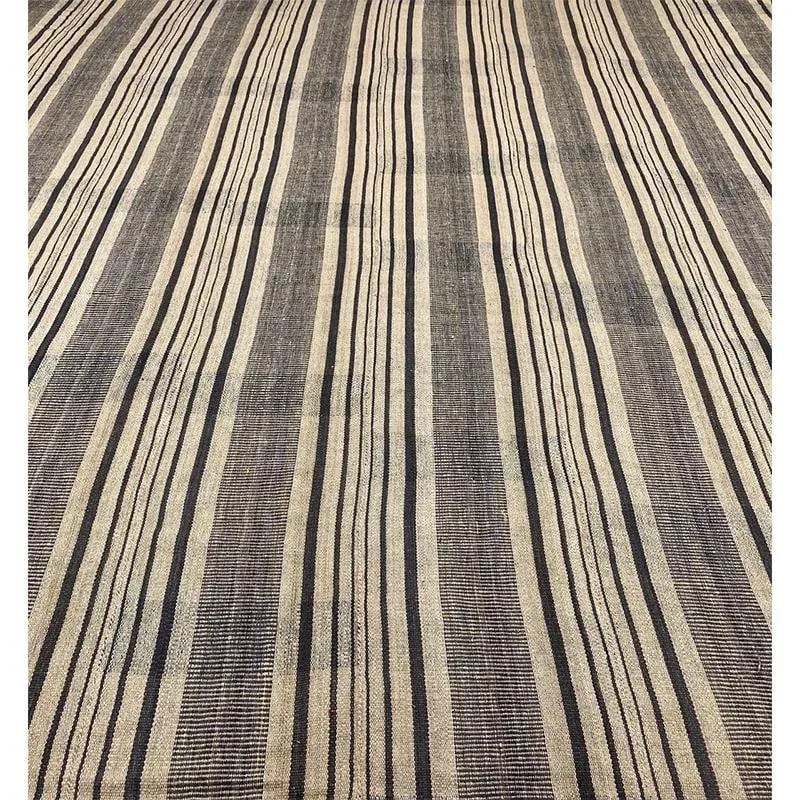 1960s Beige/Brown Persian Kilim Area Rug 13'0" X 13'2" - 4