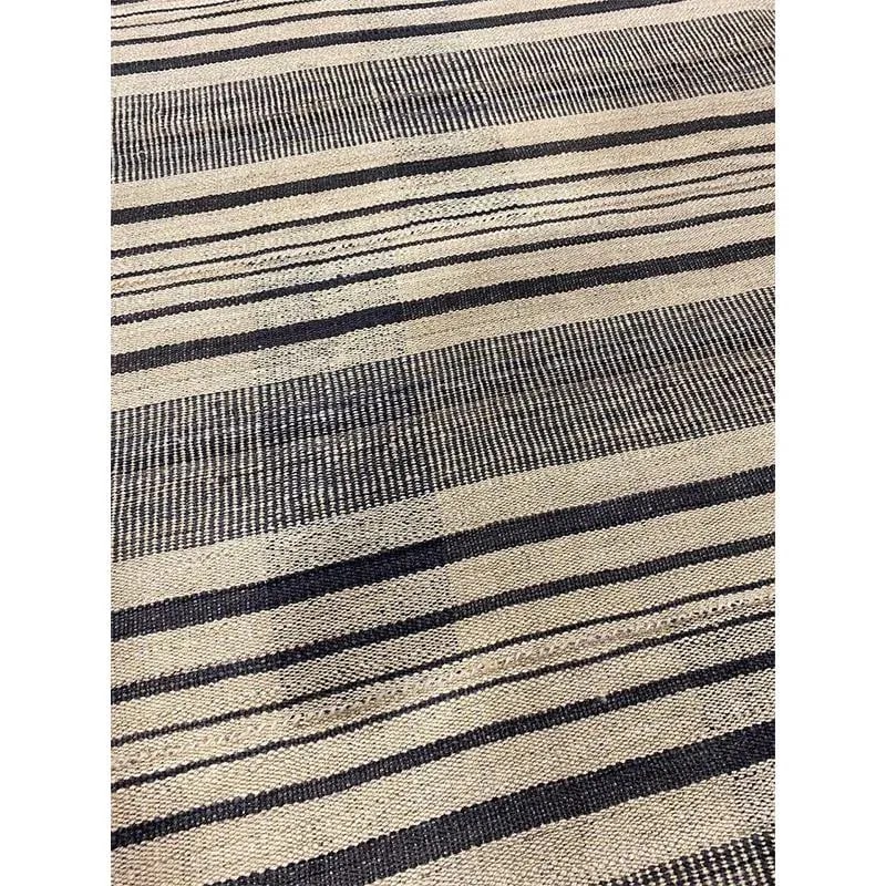 1960s Beige/Brown Persian Kilim Area Rug 13'0" X 13'2" - 6