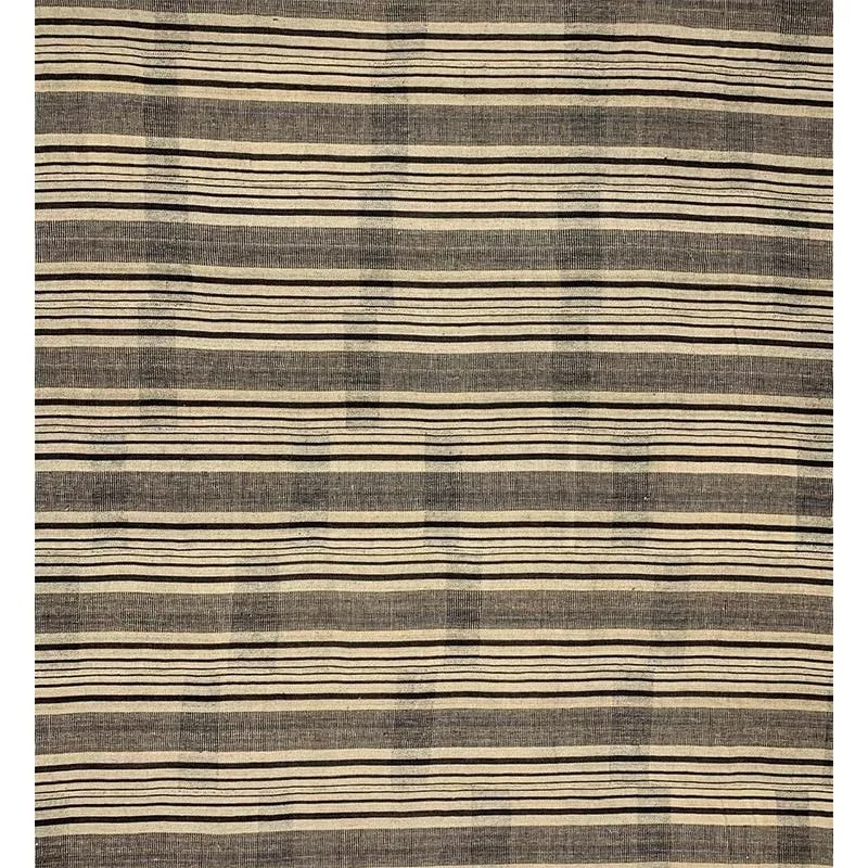 1960s Beige/Brown Persian Kilim Area Rug 13'0" X 13'2" - 8