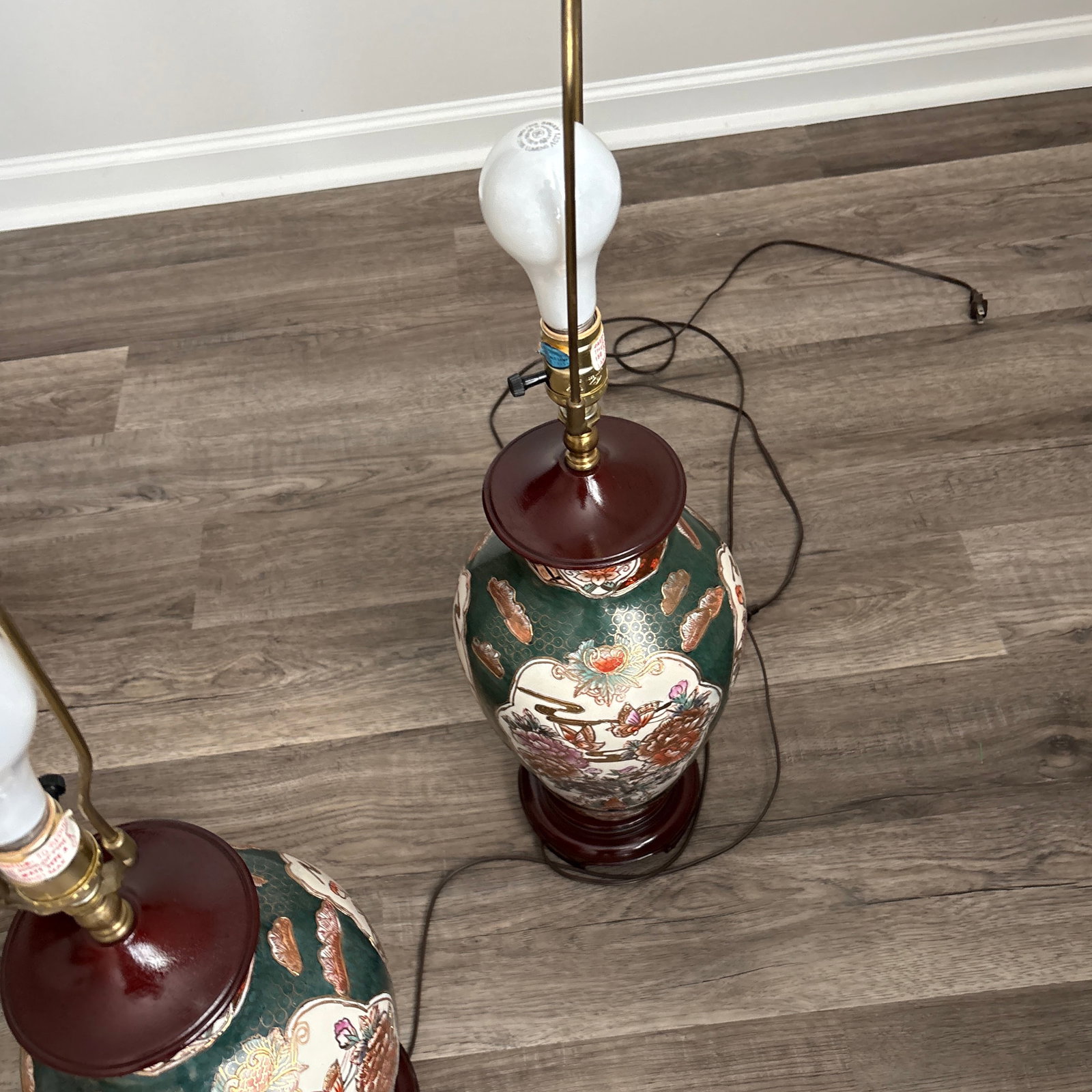 Late 20th Century Porcelain Vase Table Lamps - 10