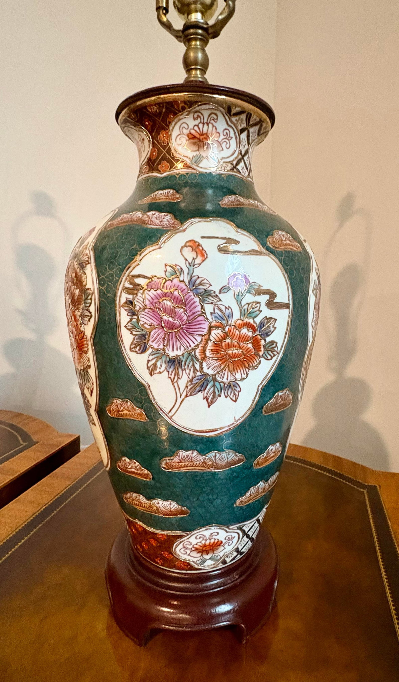 Late 20th Century Porcelain Vase Table Lamps - 2