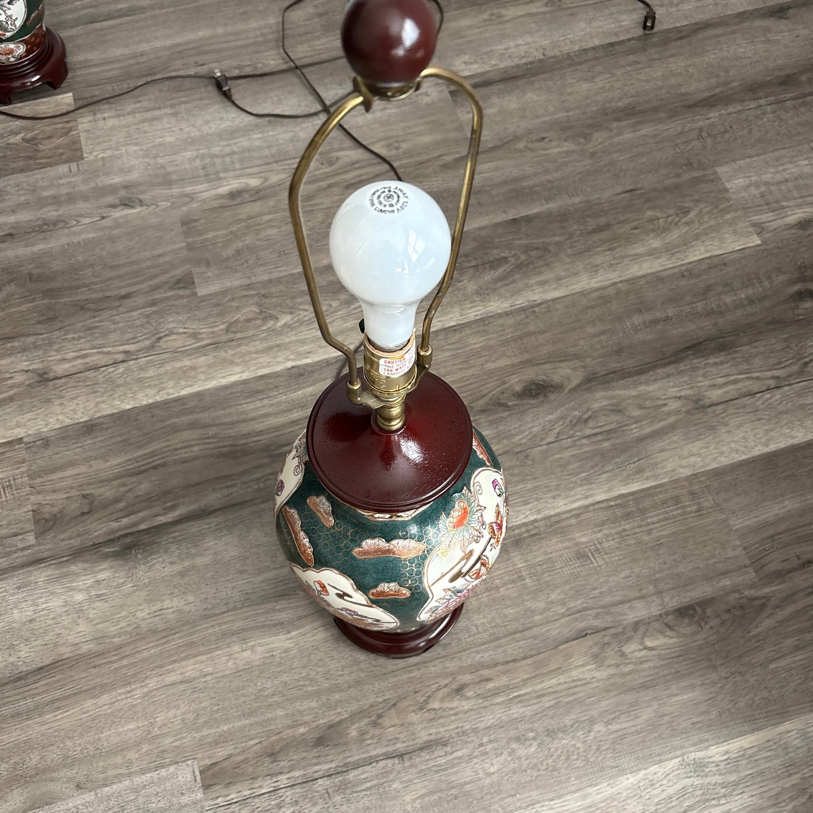 Late 20th Century Porcelain Vase Table Lamps - 5