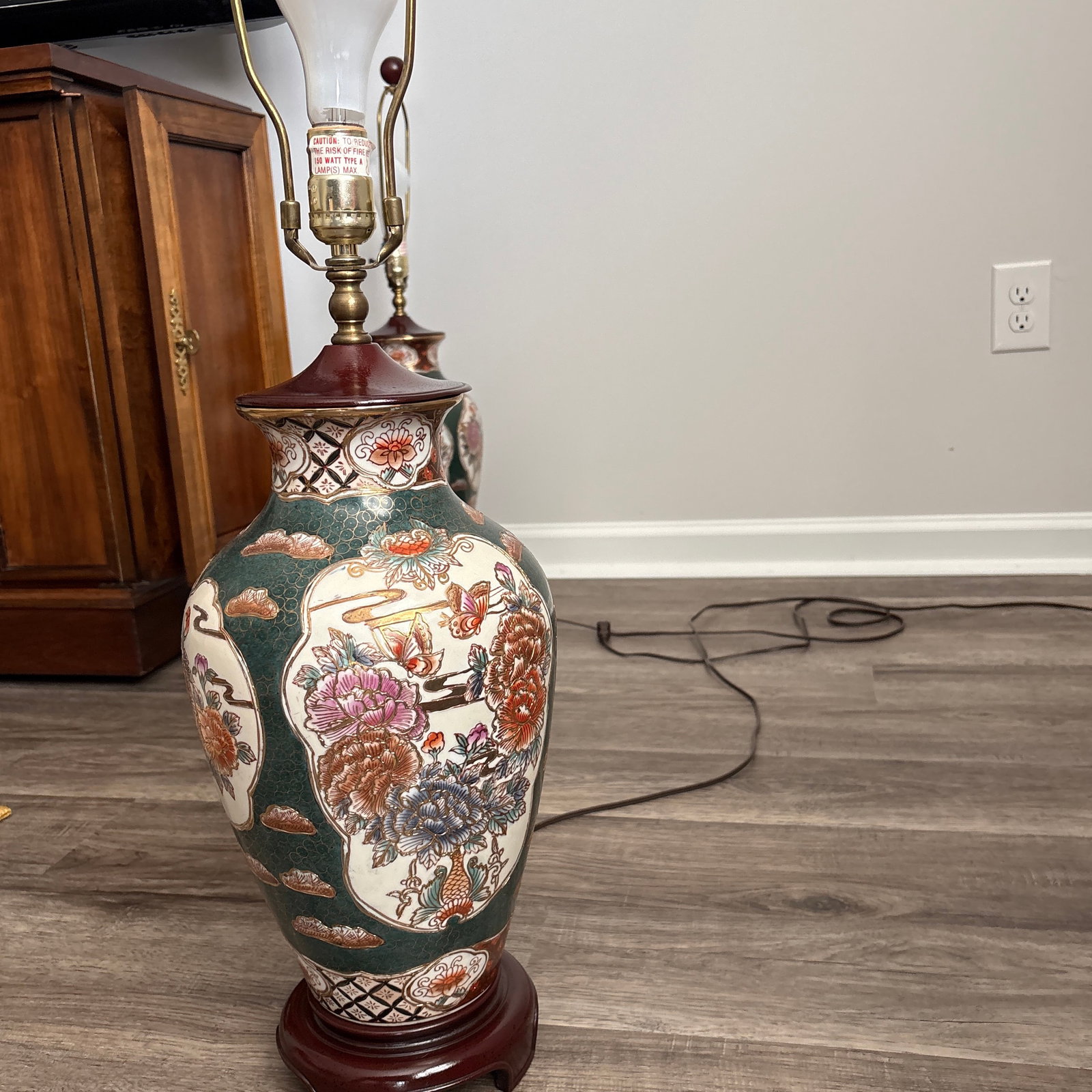 Late 20th Century Porcelain Vase Table Lamps - 6