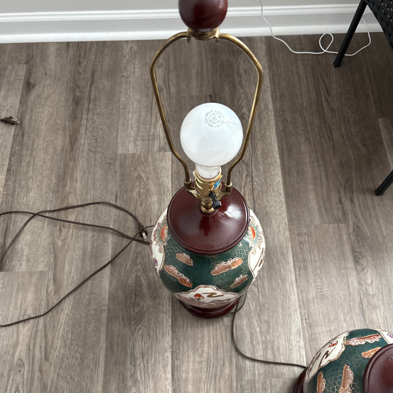 Late 20th Century Porcelain Vase Table Lamps - 8