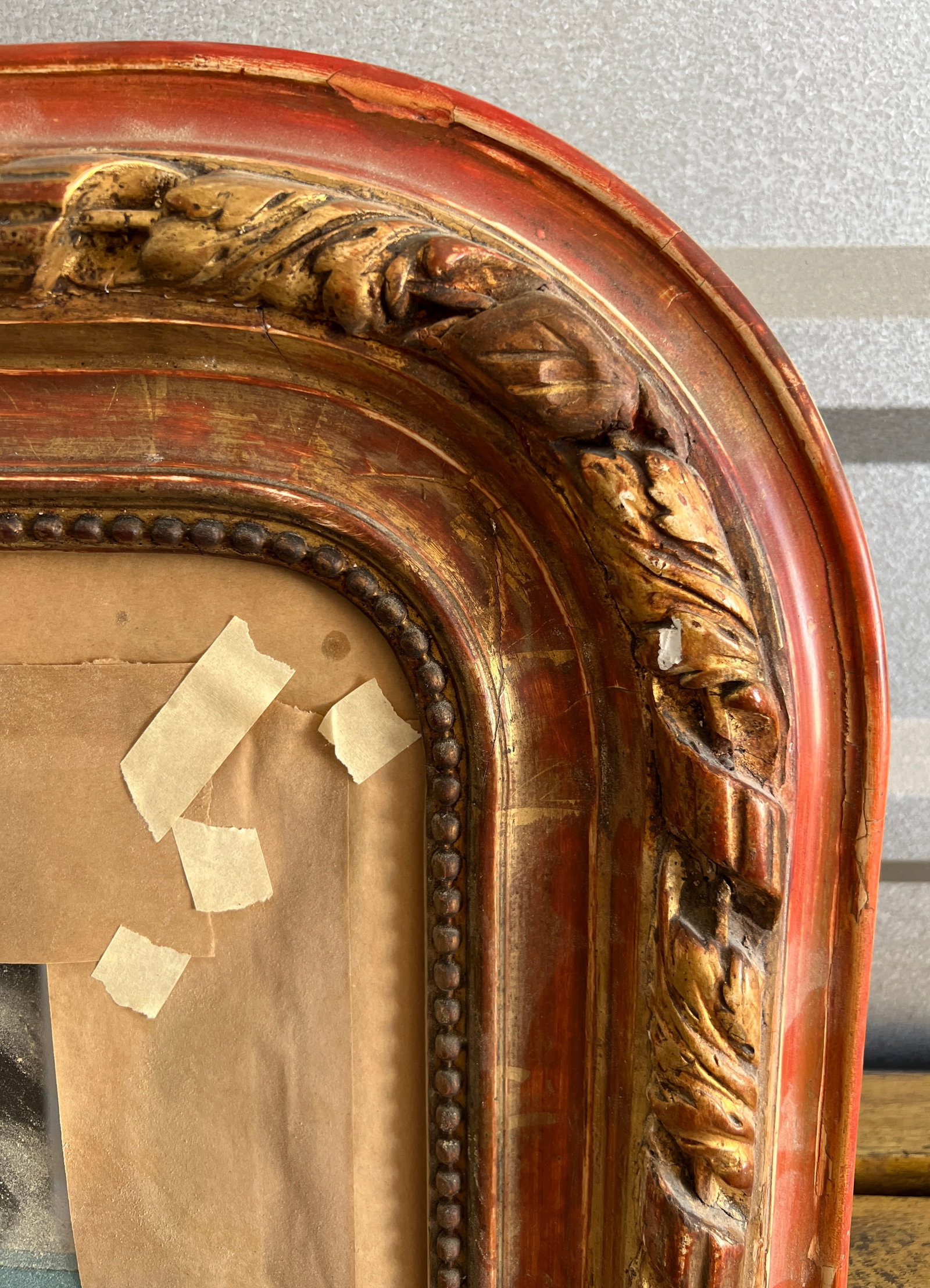 19th Century French Louis Philippe Giltwood Mirror - 10