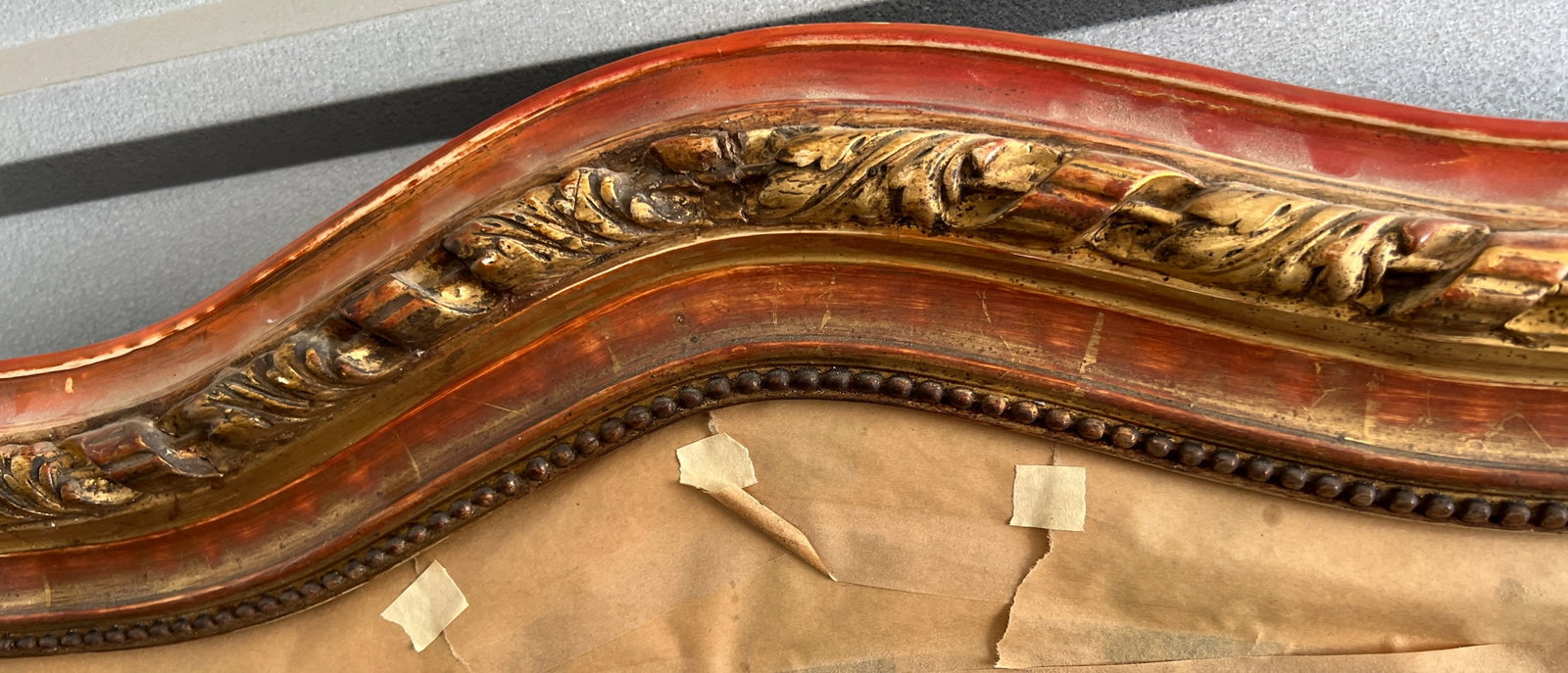 19th Century French Louis Philippe Giltwood Mirror - 7
