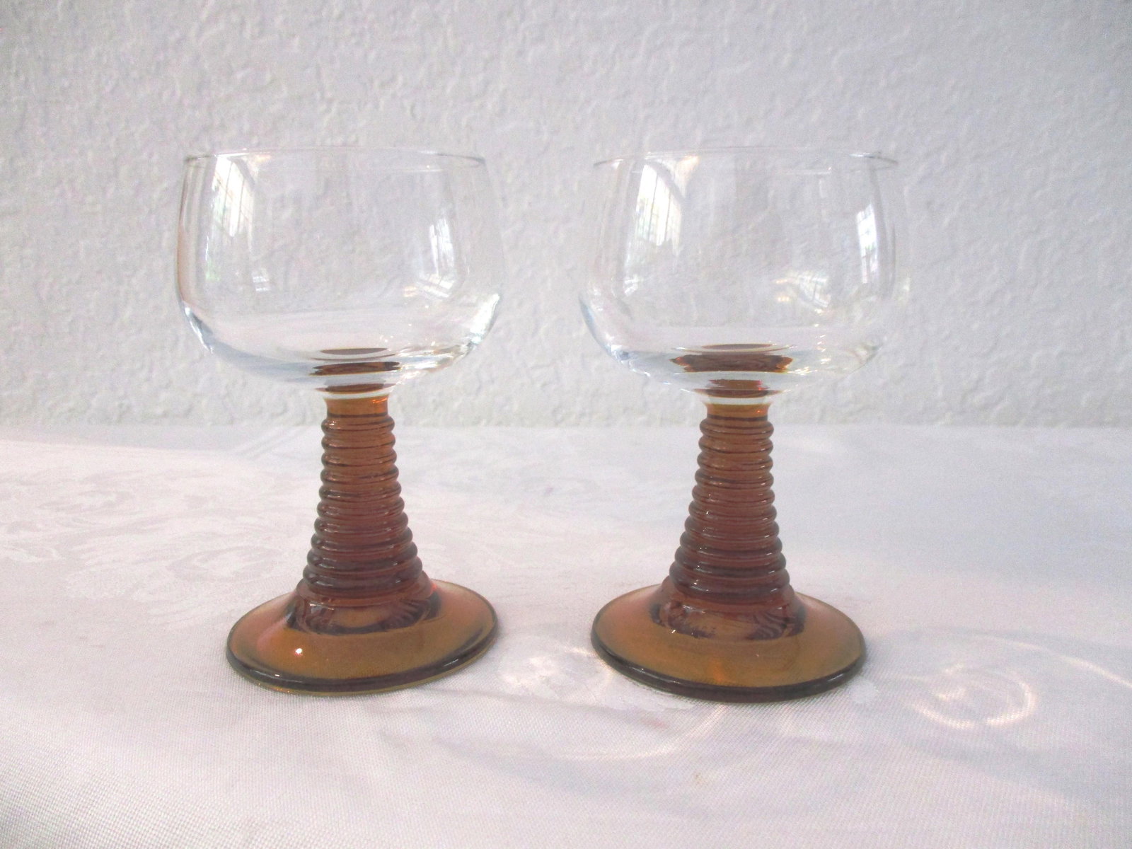Mid-Century Roemer Wine Glasses, S/5 - 3